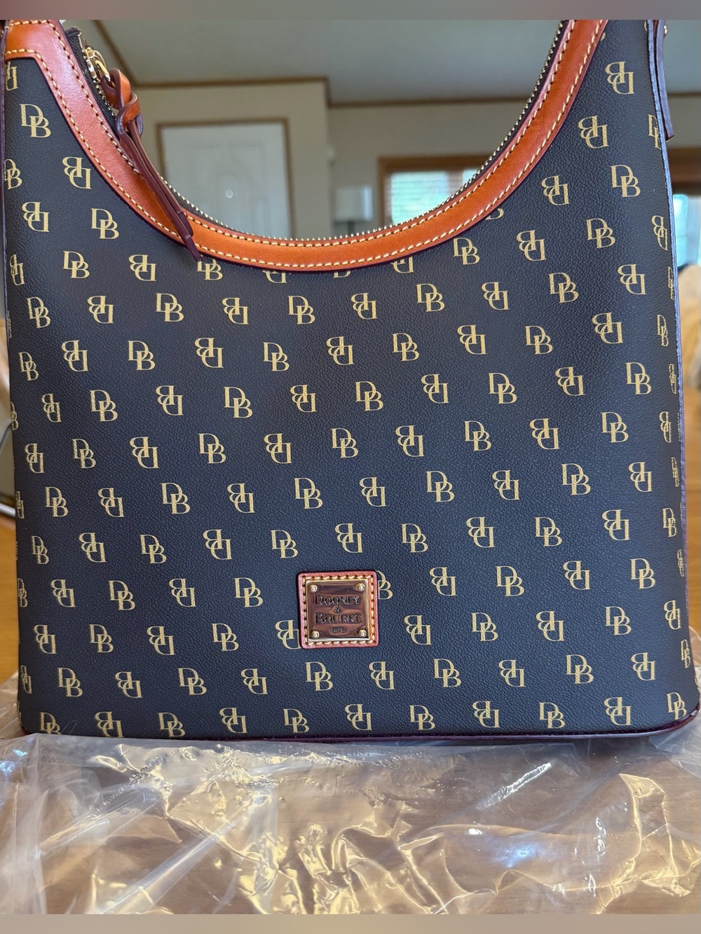 NWT Dooney & Bourke Gretta Hobo Bag Brown Tmoro | Quiet Luxury Americana | OS